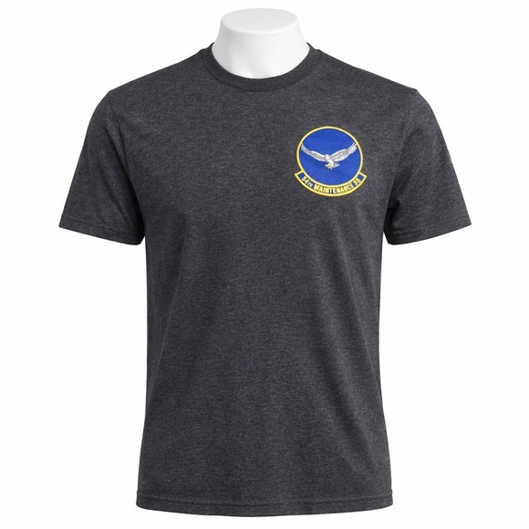 CustomInk Other - 54th Maintenance Squadron T-Shirt Military Eagle Patch Gray Custom Ink Men's Tee